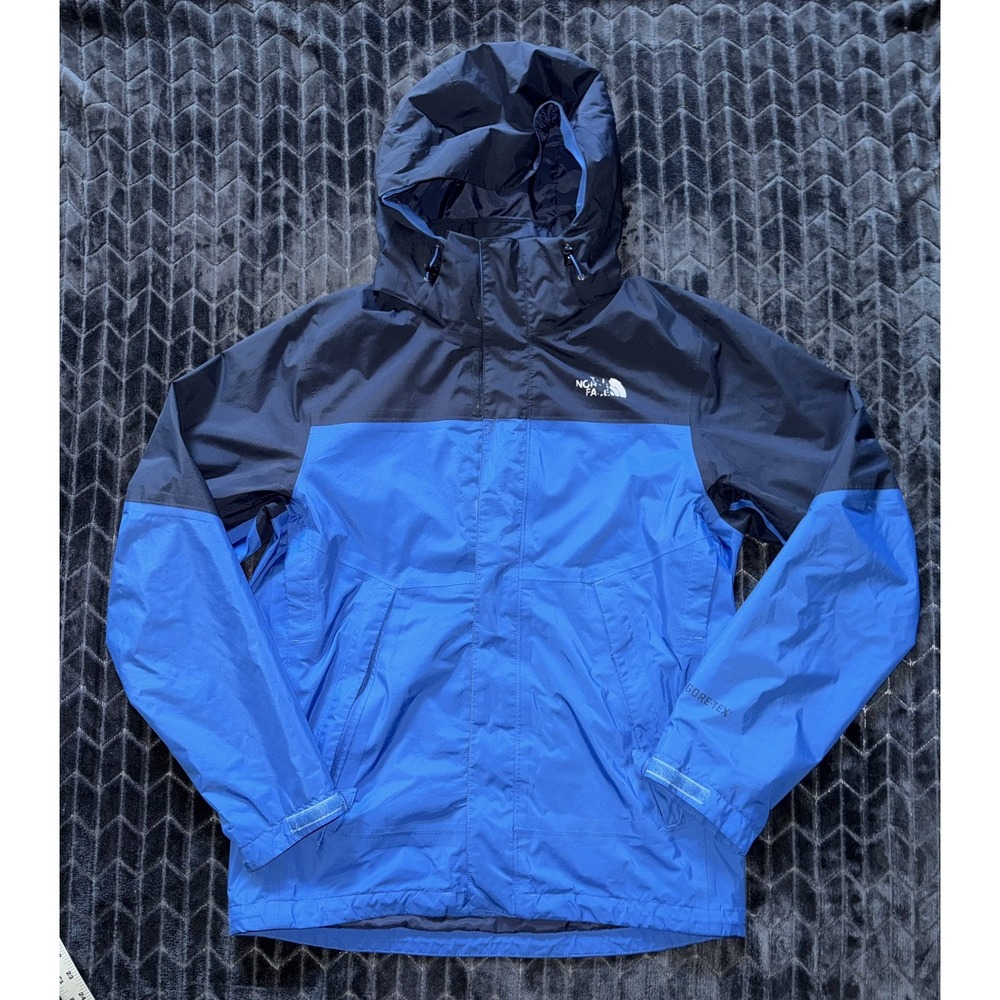 The North Face Men's Gore Tex Waterproof Hooded Rain Jacket TNF Size Small